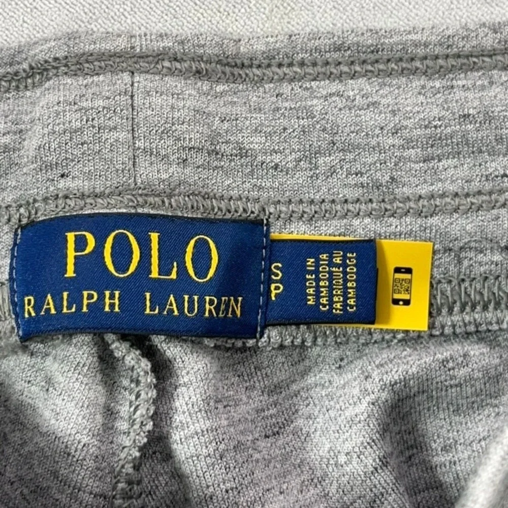 Polo Ralph Lauren‎ Double-Knit Pants Men Small Gray Drawstring Jogger